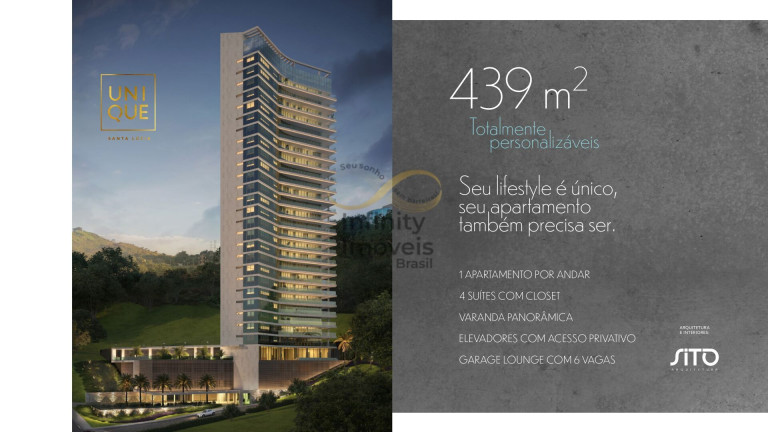 Apartamento com 4 Quartos à Venda, 439 m² em Santa Lúcia - Belo Horizonte