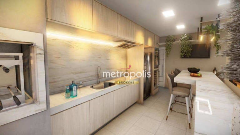 Apartamento com 2 Quartos à Venda, 56 m² em Vila Metalúrgica - Santo André