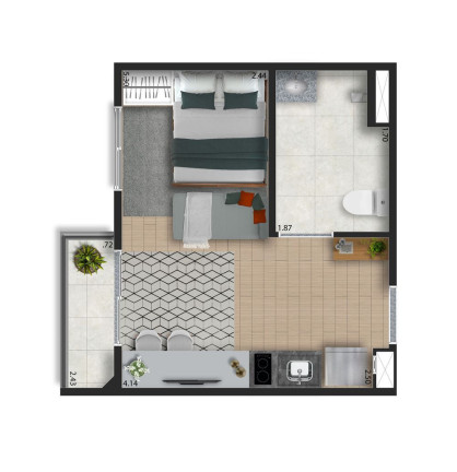Imagem Apartamento com 1 Quarto à Venda, 28 m² em Vila Romana - São Paulo Imagem Apartamento com 1 Quarto à Venda, 28 m² em Vila Romana - São Paulo