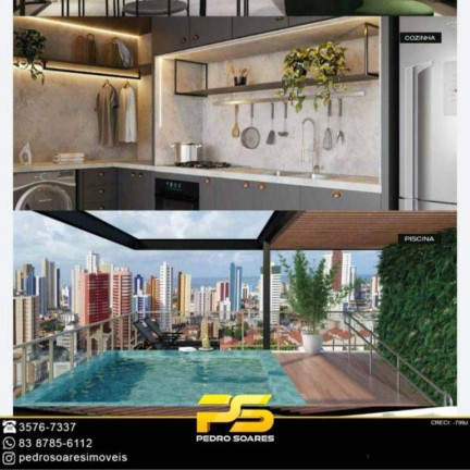 Apartamento com 2 Quartos à Venda, 65 m² em Brisamar - João Pessoa