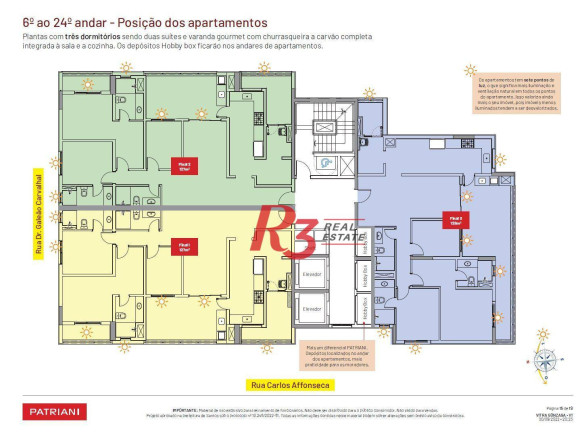 Imagem Apartamento com 3 Quartos à Venda, 124 m² em Gonzaga - Santos
