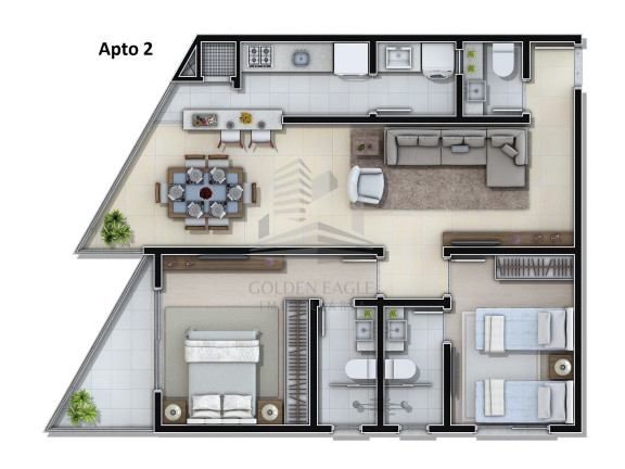 Imagem Apartamento com 2 Quartos à Venda, 79 m² em Fazenda - Itajaí Imagem Apartamento com 2 Quartos à Venda, 79 m² em Fazenda - Itajaí