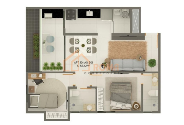 Imagem Apartamento com 2 Quartos à Venda, 55 m² em Intermares - Cabedelo Imagem Apartamento com 2 Quartos à Venda, 55 m² em Intermares - Cabedelo