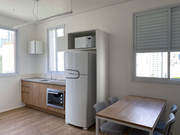 Imagem Apartamento com 1 Quarto para Alugar, 33 m² em Jardins - São Paulo
