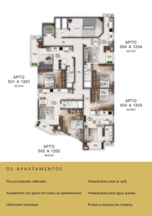 Imagem Apartamento com 1 Quarto à Venda, 44 m² em Fazenda - Itajaí