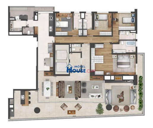 Imagem Apartamento com 4 Quartos à Venda, 288 m² em Itaim Bibi - São Paulo