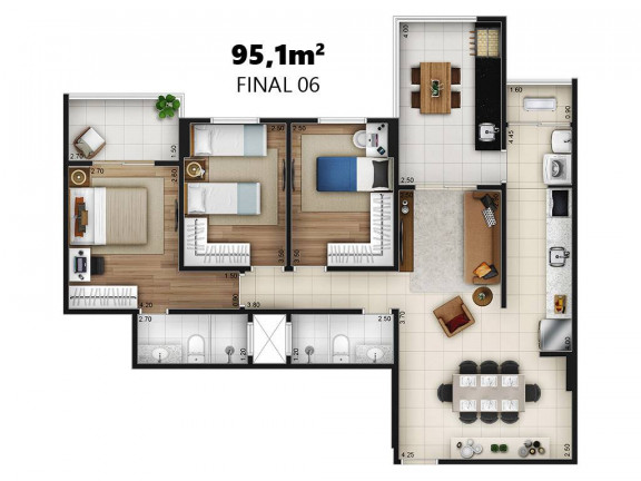Imagem Apartamento com 3 Quartos à Venda, 95 m² em Forte - Praia Grande Imagem Apartamento com 3 Quartos à Venda, 95 m² em Forte - Praia Grande