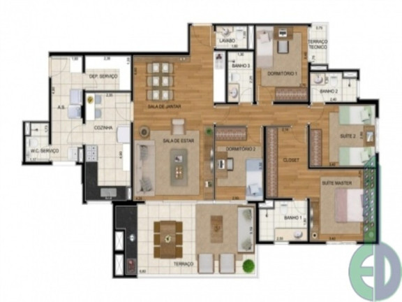 Imagem Imóvel com 4 Quartos à Venda, 162 m² em Vila Gilda - Santo Andre Imagem Imóvel com 4 Quartos à Venda, 162 m² em Vila Gilda - Santo Andre