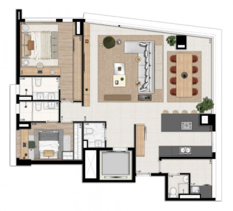 Imagem Apartamento com 2 Quartos à Venda, 142 m² em Itaim Bibi - São Paulo Imagem Apartamento com 2 Quartos à Venda, 142 m² em Itaim Bibi - São Paulo
