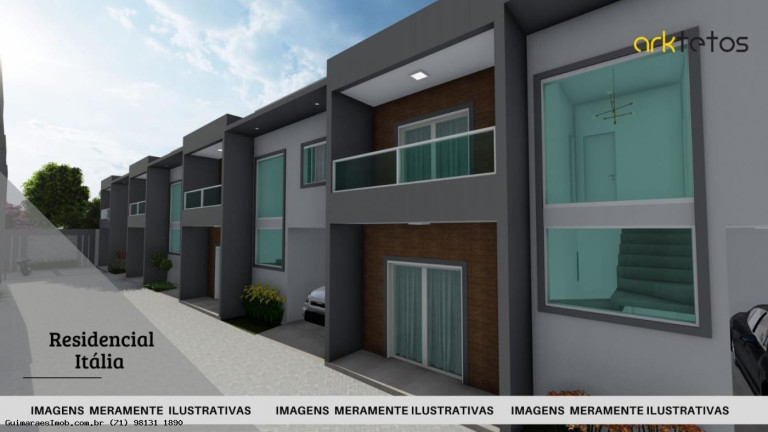 Imagem Casa com 3 Quartos à Venda, 152 m² em Recreio Ipitanga - Lauro De Freitas Imagem Casa com 3 Quartos à Venda, 152 m² em Recreio Ipitanga - Lauro De Freitas
