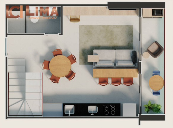 Imagem Apartamento com 1 Quarto à Venda, 37 m² em Aldeota - Fortaleza