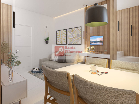 Imagem Cobertura com 2 Quartos à Venda, 104 m² em Santa Maria - Santo André