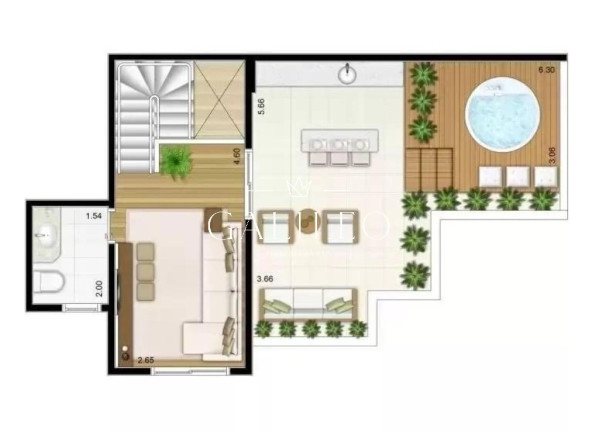 Imagem Apartamento com 2 Quartos à Venda, 109 m² em Jardim Torres São José - Jundiaí