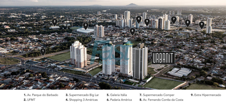 Imagem Apartamento com 3 Quartos à Venda, 89 m² em Jardim Das Américas - Cuiabá