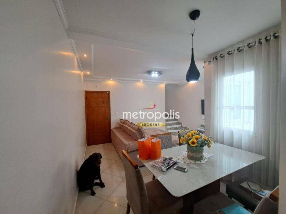 Imagem Cobertura com 3 Quartos à Venda, 168 m² em Santa Maria - Santo André