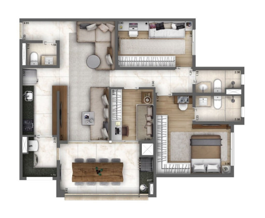 Imagem Apartamento com 4 Quartos à Venda, 120 m² em Ipiranga - São Paulo