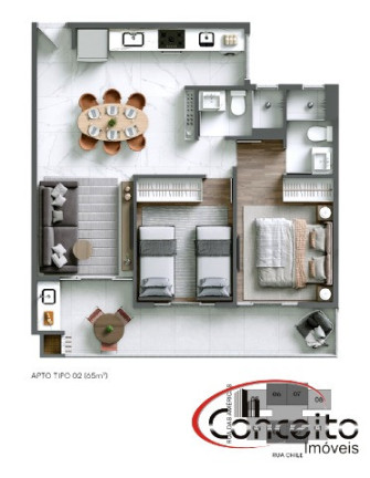 Imagem Apartamento com 2 Quartos à Venda, 64 m² em Toninhas - Ubatuba Imagem Apartamento com 2 Quartos à Venda, 64 m² em Toninhas - Ubatuba