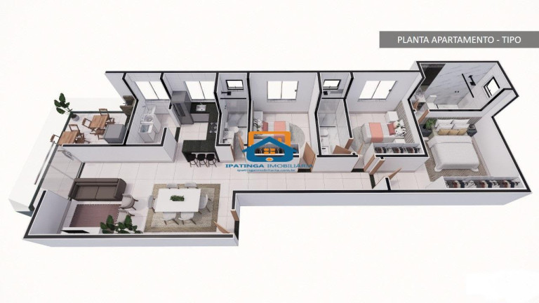 Imagem Apartamento com 3 Quartos à Venda, 134 m² em Cidade Nobre - Ipatinga