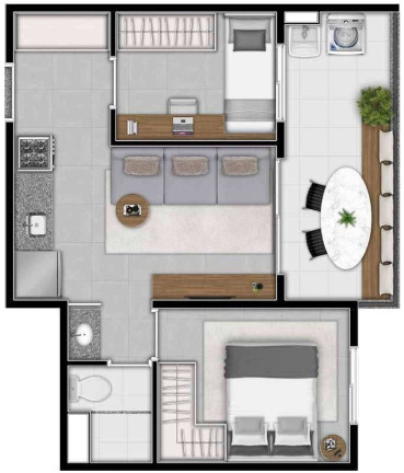 Imagem Apartamento com 1 Quarto à Venda, 36 m² em Santana - São Paulo