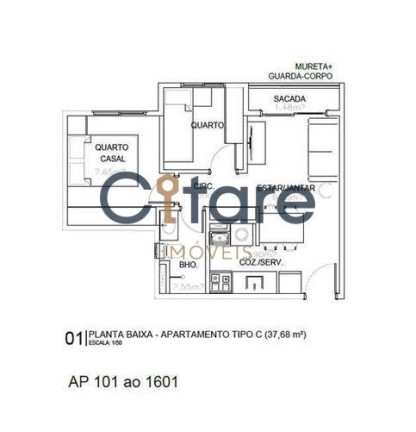 Imagem Apartamento com 2 Quartos à Venda,  em Dionisio Torres - Fortaleza
