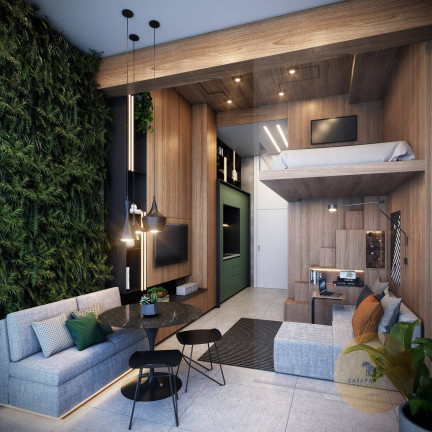 Foto do imóvel Studio com 1 Quarto à Venda, 27 m² em Vila Gumercindo - São Paulo