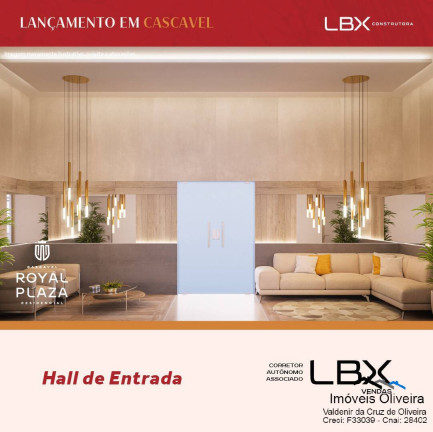 Imagem Apartamento com 2 Quartos à Venda, 54 m² em Cancelli - Cascavel