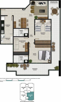 Imagem Apartamento com 1 Quarto à Venda, 105 m² em Braga - Cabo Frio