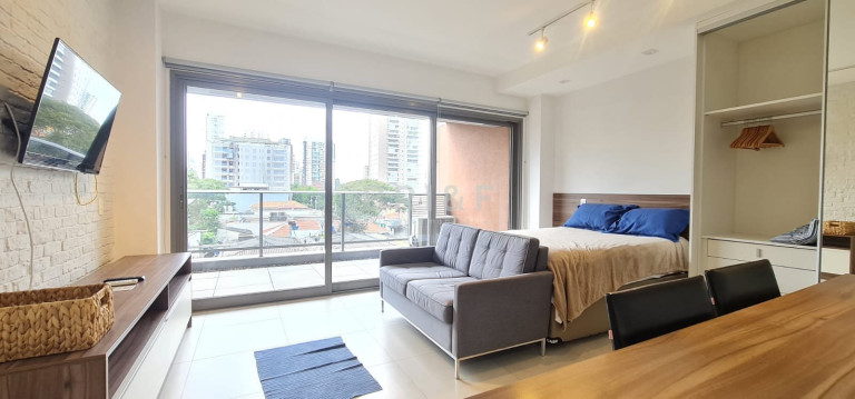 Imagem Apartamento com 1 Quarto para Alugar, 40 m² em Brooklin - São Paulo