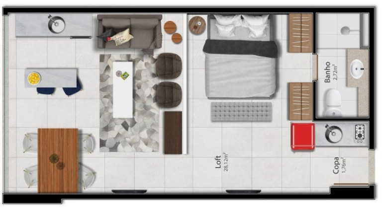 Imagem Imóvel com 2 Quartos à Venda, 64 m² em Barro Vermelho - Vitória Imagem Imóvel com 2 Quartos à Venda, 64 m² em Barro Vermelho - Vitória