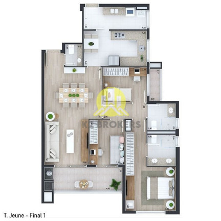 Imagem Apartamento com 3 Quartos à Venda, 105 m² em Juvevê - Curitiba Imagem Apartamento com 3 Quartos à Venda, 105 m² em Juvevê - Curitiba