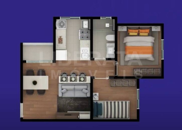 Imagem Apartamento com 2 Quartos à Venda, 45 m² em São Paulo - Navegantes Imagem Apartamento com 2 Quartos à Venda, 45 m² em São Paulo - Navegantes