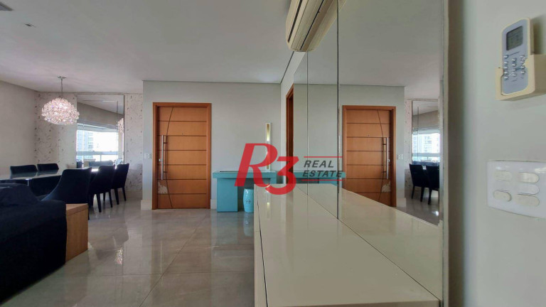 Imagem Apartamento com 3 Quartos para Alugar, 178 m² em Gonzaga - Santos