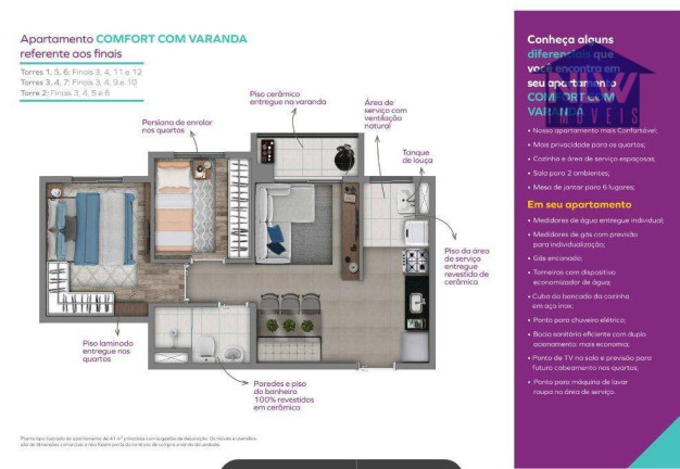 Imagem Apartamento com 2 Quartos à Venda, 34 m² em Penha - São Paulo