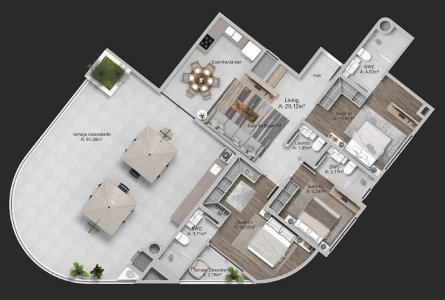 Imagem Cobertura com 3 Quartos à Venda, 166 m² em Praia Dos Amores - Balneário Camboriú Imagem Cobertura com 3 Quartos à Venda, 166 m² em Praia Dos Amores - Balneário Camboriú