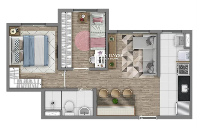 Imagem Apartamento com 1 Quarto à Venda, 38 m² em Jardim Norma - São Paulo