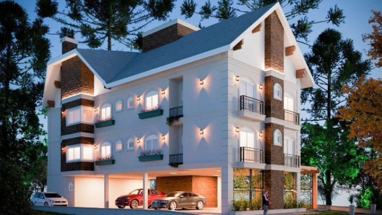 Apartamento com 1 Quarto à Venda, 49 m² em Planalto - Gramado