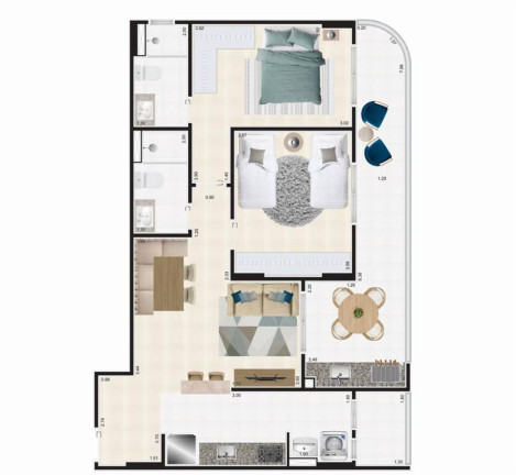 Imagem Apartamento com 2 Quartos à Venda, 80 m² em Ocian - Praia Grande Imagem Apartamento com 2 Quartos à Venda, 80 m² em Ocian - Praia Grande