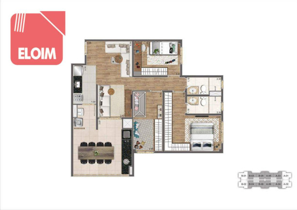 Imagem Apartamento com 3 Quartos à Venda, 83 m² em Barra Funda - São Paulo