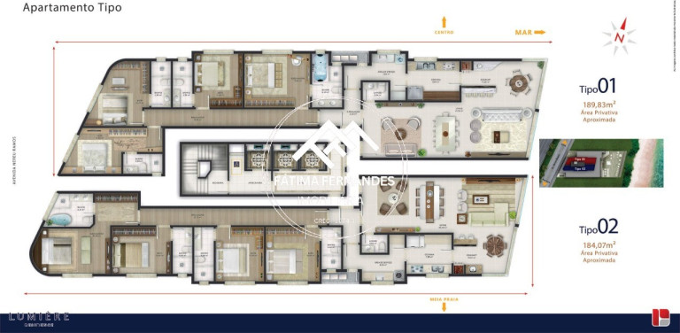 Imagem Apartamento com 4 Quartos à Venda, 190 m² em Meia Praia - Itapema