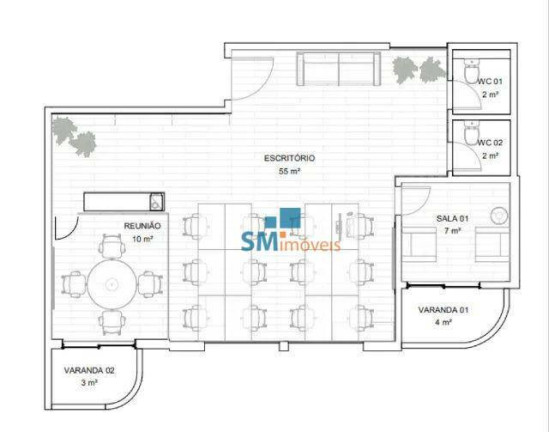 Imagem Sala Comercial para Alugar, 158 m² em Itaim Bibi - São Paulo Imagem Sala Comercial para Alugar, 158 m² em Itaim Bibi - São Paulo