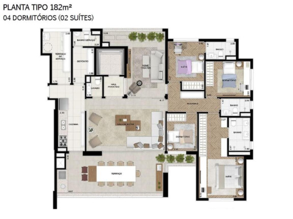 Imagem Apartamento com 4 Quartos à Venda,  em Indianópolis - São Paulo