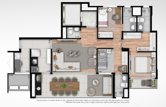 Imagem Apartamento com 4 Quartos à Venda, 146 m² em Ipiranga - São Paulo