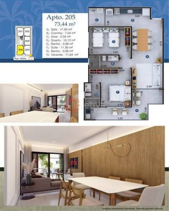Imagem Apartamento com 2 Quartos à Venda, 64 m² em Palmeiras - Cabo Frio Imagem Apartamento com 2 Quartos à Venda, 64 m² em Palmeiras - Cabo Frio