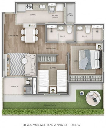 Imagem Apartamento com 2 Quartos à Venda, 52 m² em Paraíso Do Morumbi - São Paulo