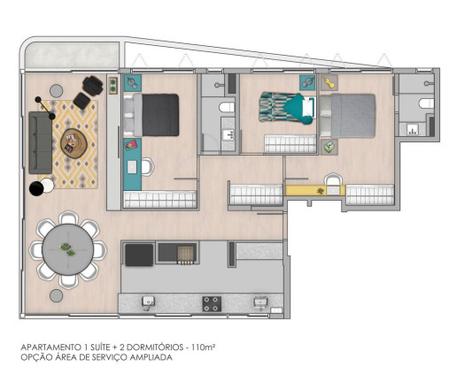 Imagem Apartamento com 3 Quartos à Venda, 110 m² em Menino Deus - Porto Alegre