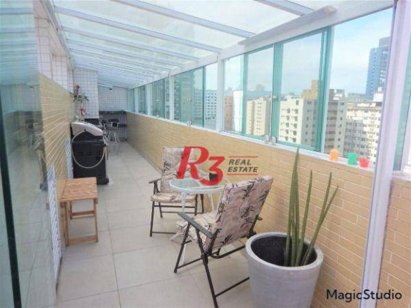 Imagem Cobertura com 3 Quartos à Venda, 258 m² em Gonzaga - Santos