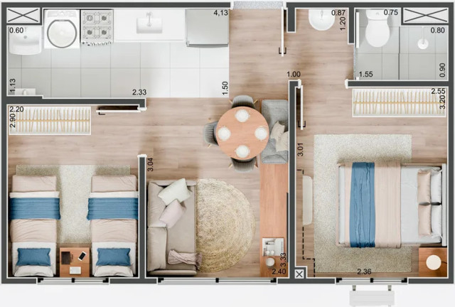 Imagem Apartamento com 1 Quarto à Venda, 36 m² em Várzea Da Barra Funda - São Paulo