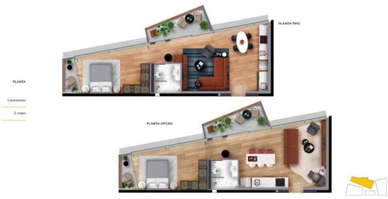 Imagem Apartamento com 1 Quarto à Venda, 61 m² em Vila Olímpia - São Paulo Imagem Apartamento com 1 Quarto à Venda, 61 m² em Vila Olímpia - São Paulo