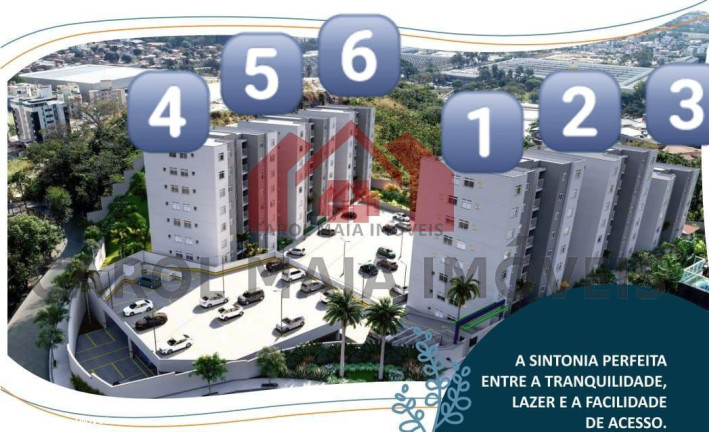 Imagem Apartamento com 2 Quartos à Venda, 47 m² em Palmares - Belo Horizonte