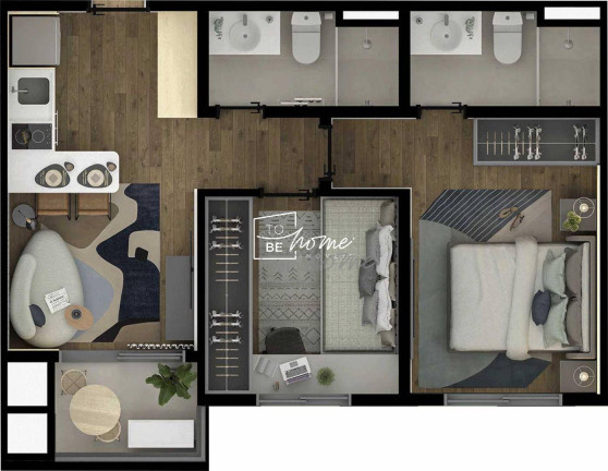 Imagem Apartamento com 2 Quartos à Venda, 41 m² em Jardim Botânico - Curitiba